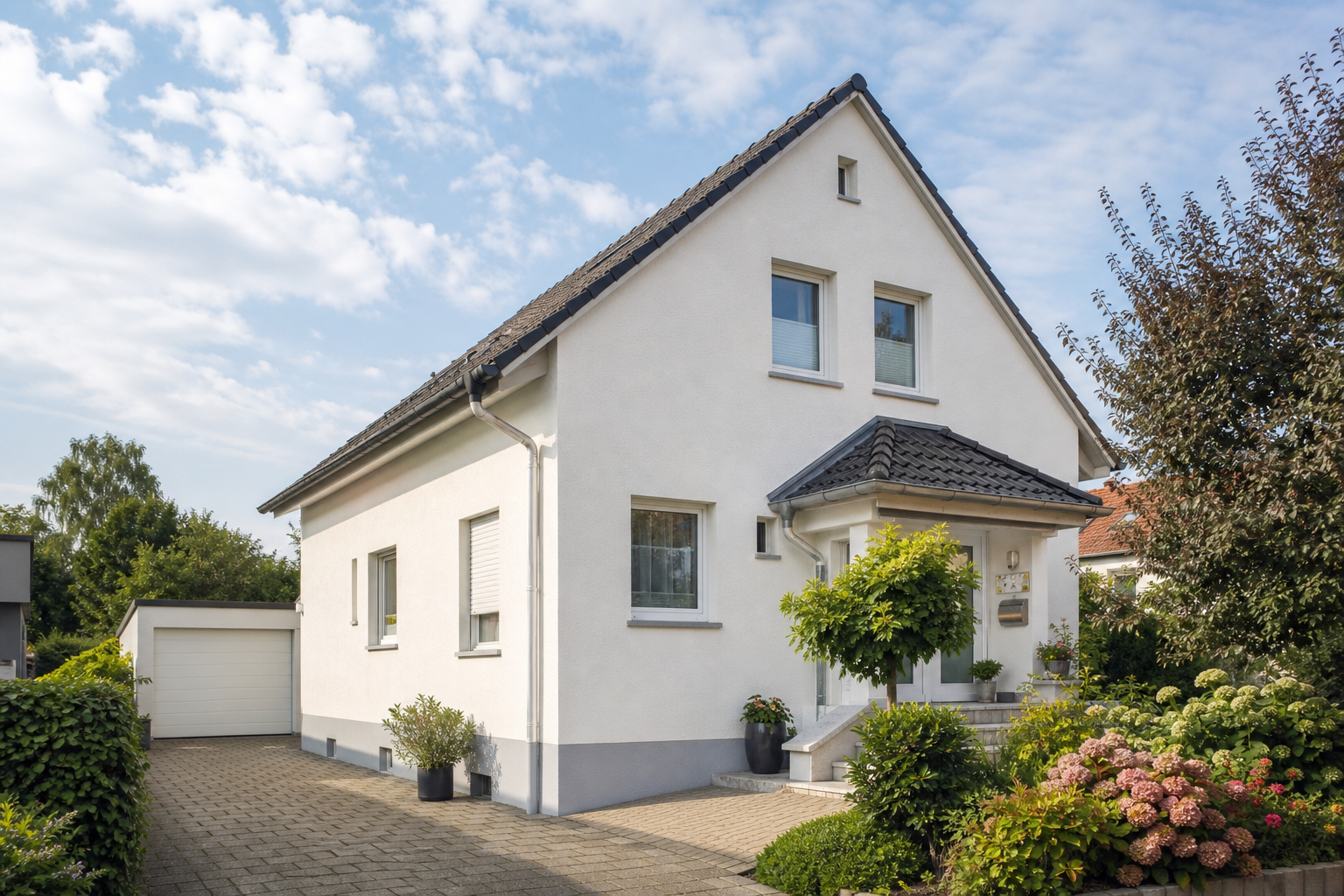Sauberes Ergebnis nach der Reinigung