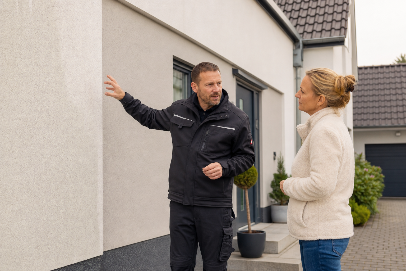 Fassade vor der Reinigung