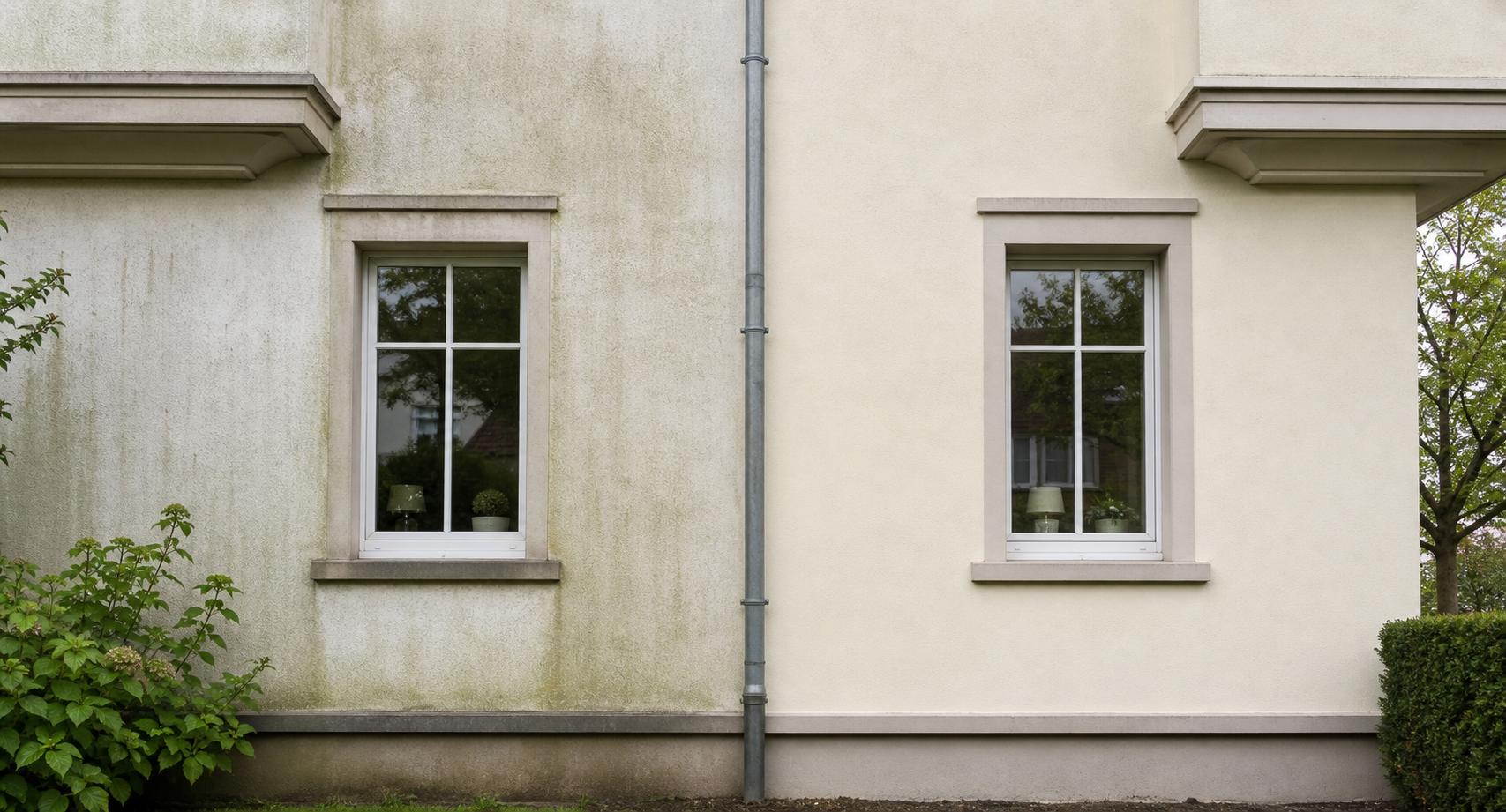 Fassade nach der Reinigung